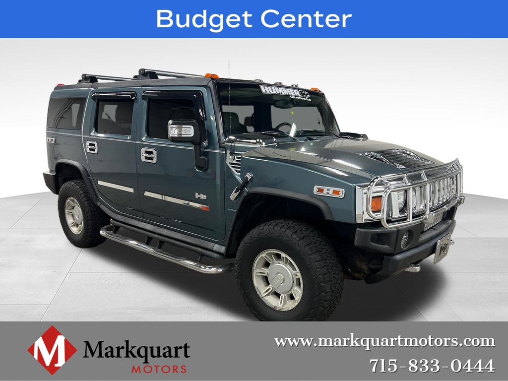 Slate Blue Metallic 2007 Hummer H2 SUV / Crossover Four-Wheel Drive 4-Speed Automatic Overdrive