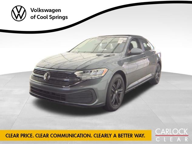 Platinum Gray Metallic 2024 Volkswagen Jetta SE FWD Sedan Front-Wheel Drive 8-Speed Automatic