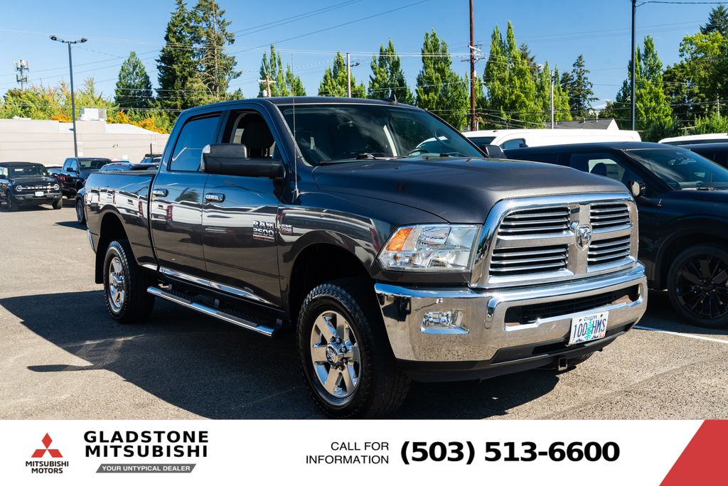 Gray (Granite Crystal Metallic Clearcoat) 2015 RAM 2500 Pickup Truck Four-Wheel Drive Automatic