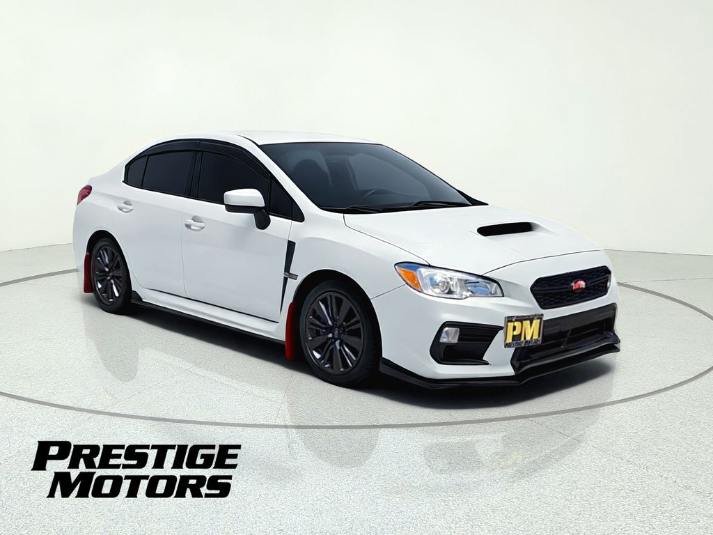 Crystal White Pearl 2020 Subaru WRX Sedan All-Wheel Drive 6-Speed Manual