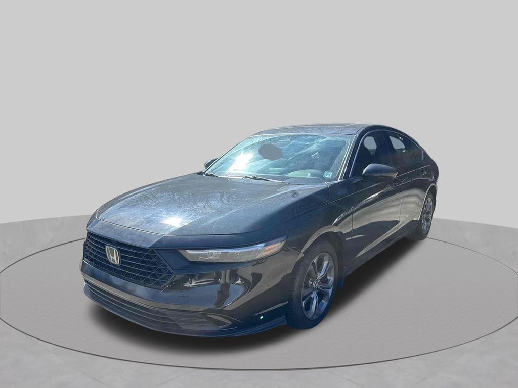 Black 2023 Honda Accord Sedan Front-Wheel Drive Continuously Variable Transmission