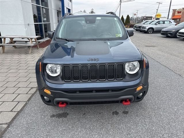 Slate Blue Pearlcoat 2021 Jeep Renegade Trailhawk 4WD SUV / Crossover Four-Wheel Drive 9-Speed Automatic