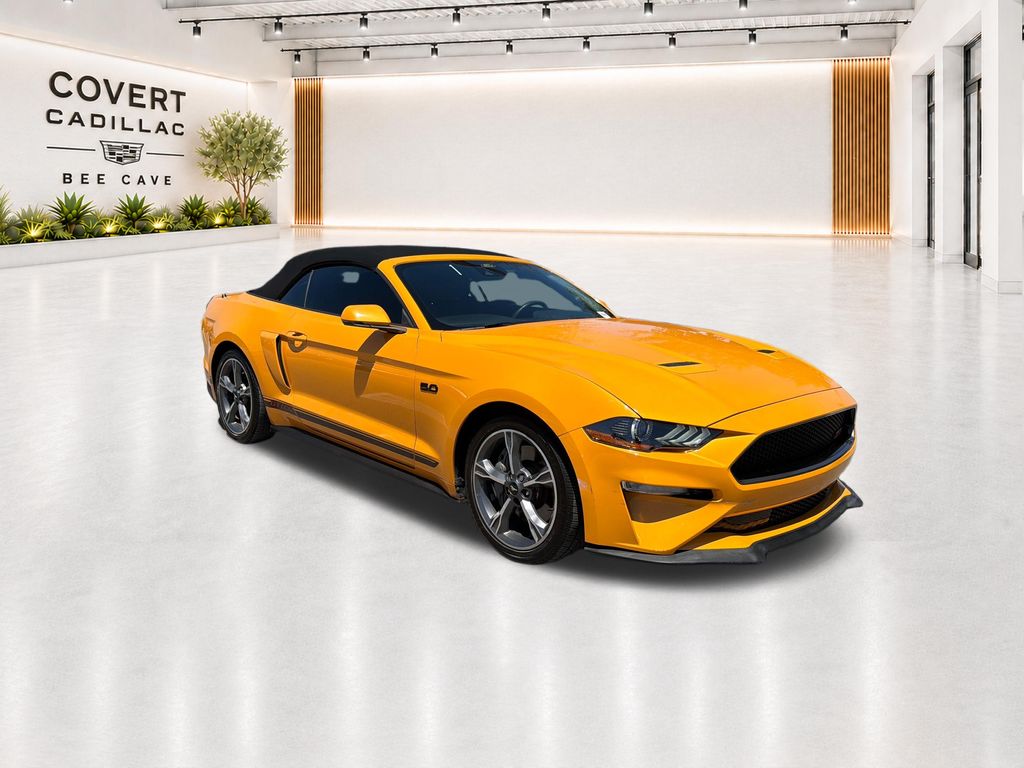 Orange Metallic 2022 Ford Mustang Convertible Rear-Wheel Drive Automatic