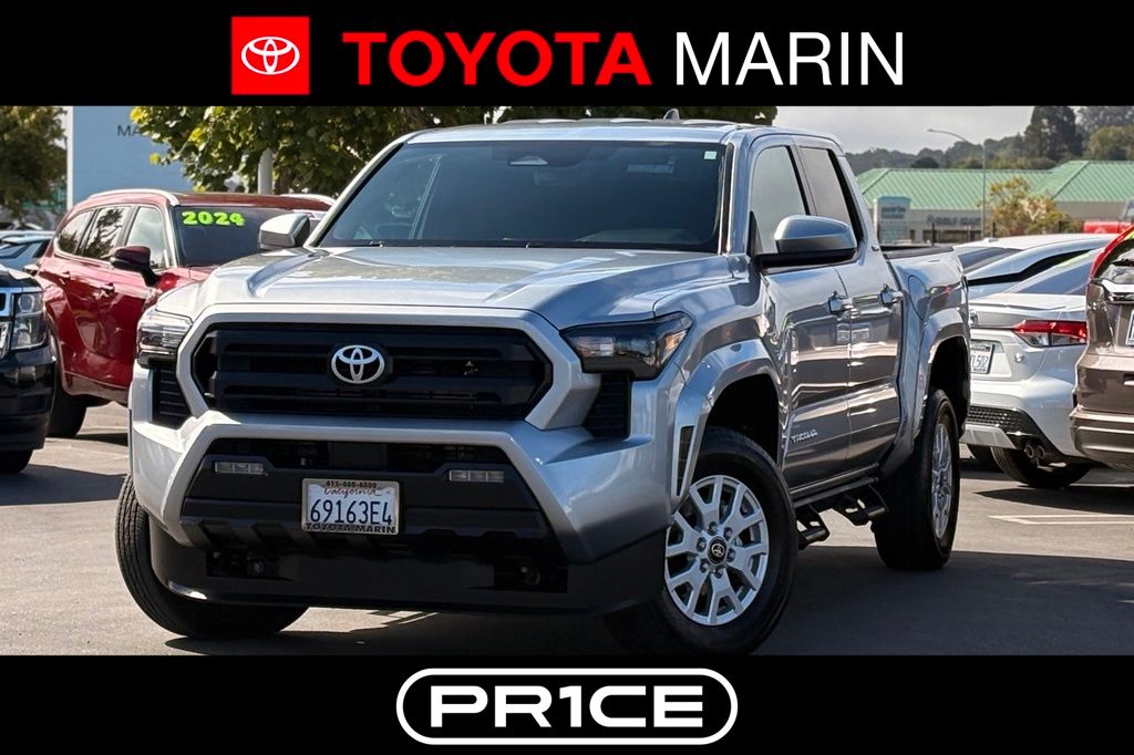 Celestial Silver Metallic 2025 Toyota Tacoma Pickup Truck Four-Wheel Drive 8-Speed Automatic
