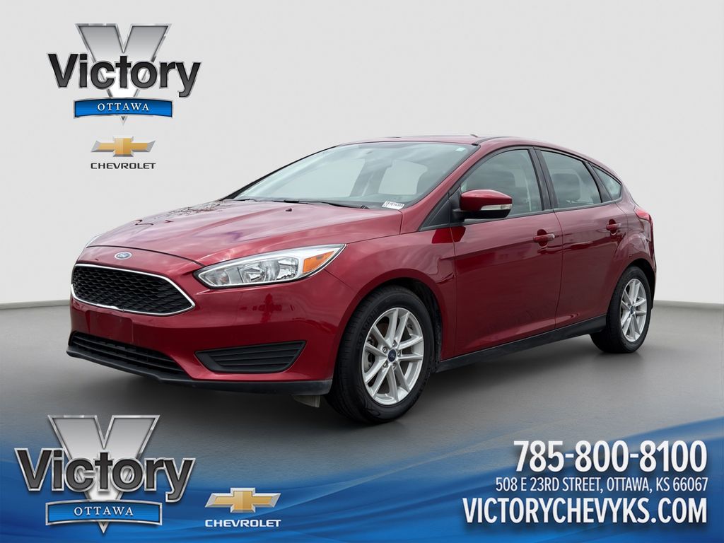 Ruby Red Metallic 2017 Ford Focus Hatchback Front-Wheel Drive 6-Speed Automatic