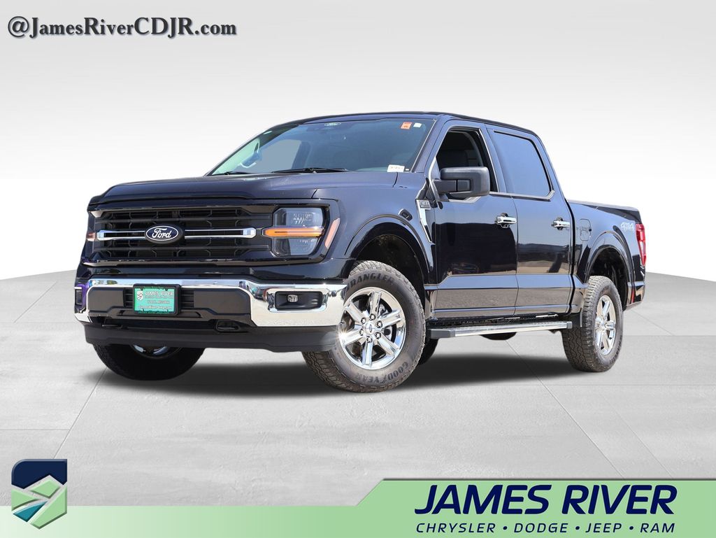 Black Metallic 2025 Ford F-150 Pickup Truck Four-Wheel Drive Automatic