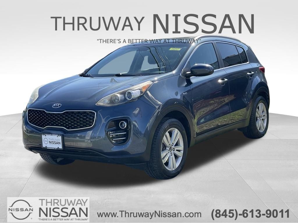 Pacific Blue 2017 Kia Sportage SUV / Crossover All-Wheel Drive 6-Speed Automatic