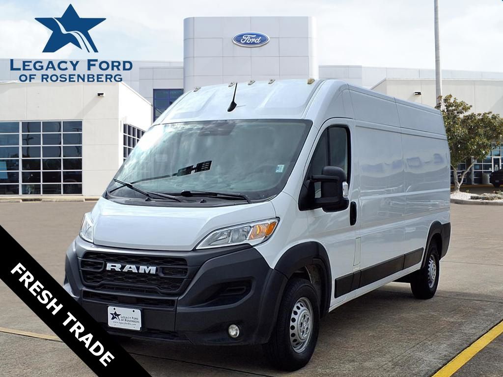 Bright White Clearcoat 2025 RAM ProMaster 2500 Tradesman 159 High Roof Cargo Van FWD Van Front-Wheel Drive 9-Speed Automatic