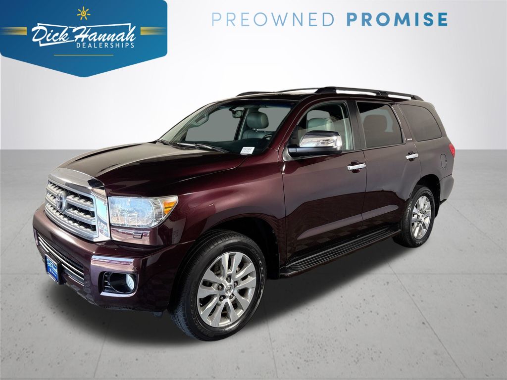 Red (Sizzling Crimson Mica) 2014 Toyota Sequoia SUV / Crossover Four-Wheel Drive 6-Speed Automatic