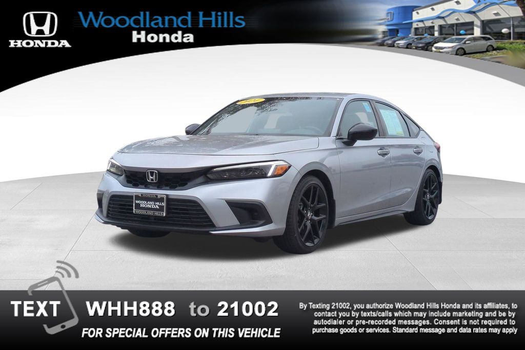 Lunar Silver Metallic 2024 Honda Civic Hatchback Hatchback Front-Wheel Drive Continuously Variable Transmission