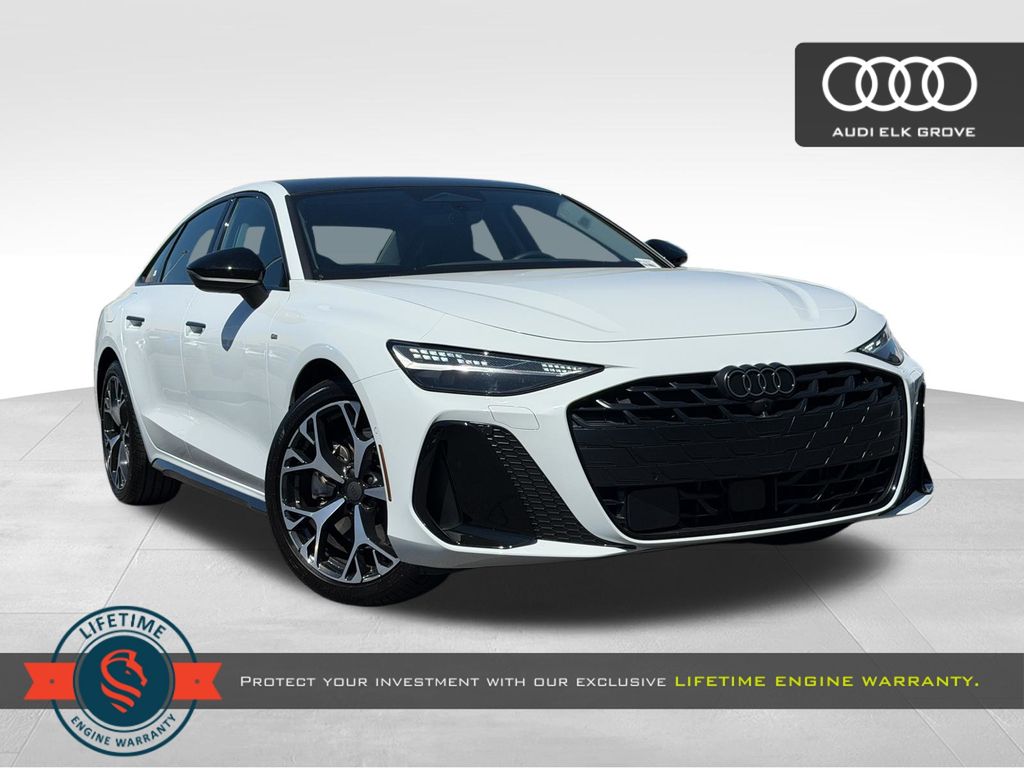 Glacier White Metallic 2026 Audi A6 quattro Progressiv TFSI Sedan 7-Speed Automatic