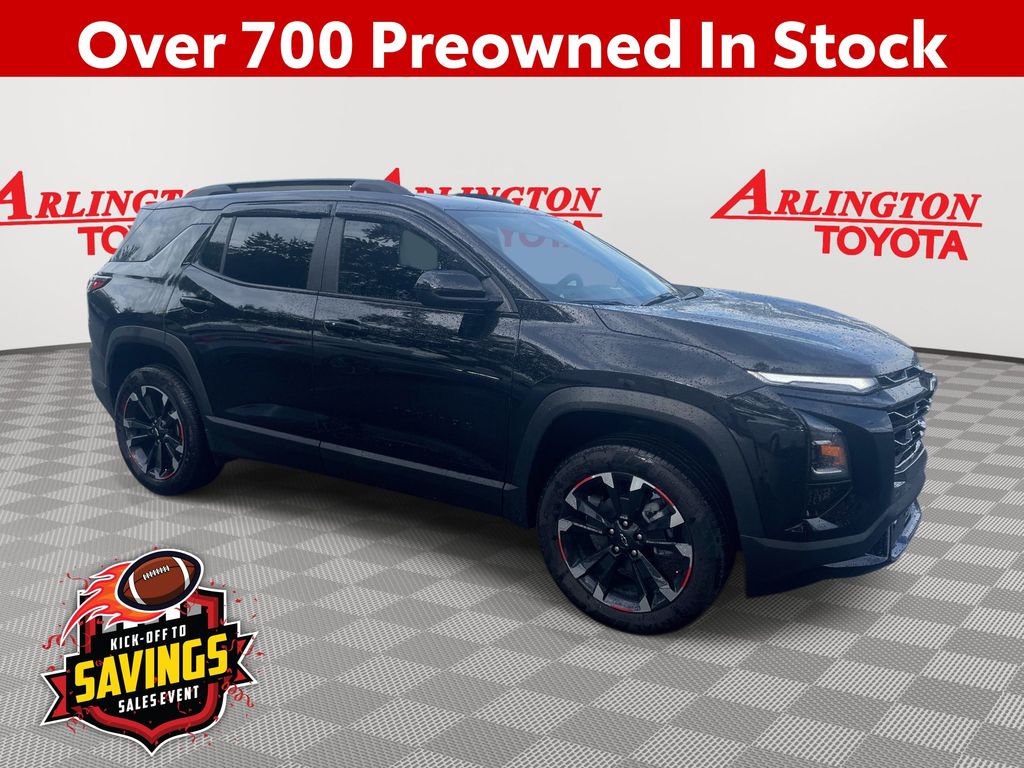 Black Metallic 2026 Chevrolet Equinox SUV / Crossover Front-Wheel Drive Continuously Variable Transmission