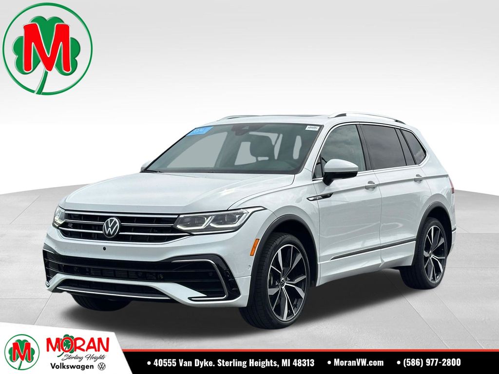Opal White 2024 Volkswagen Tiguan SUV / Crossover All-Wheel Drive 8-Speed Automatic