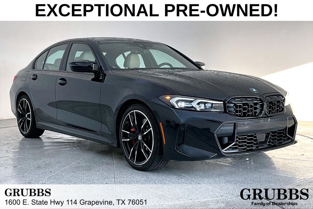 Black Sapphire Metallic 2026 BMW 3 Series Sedan All-Wheel Drive 8-Speed Automatic