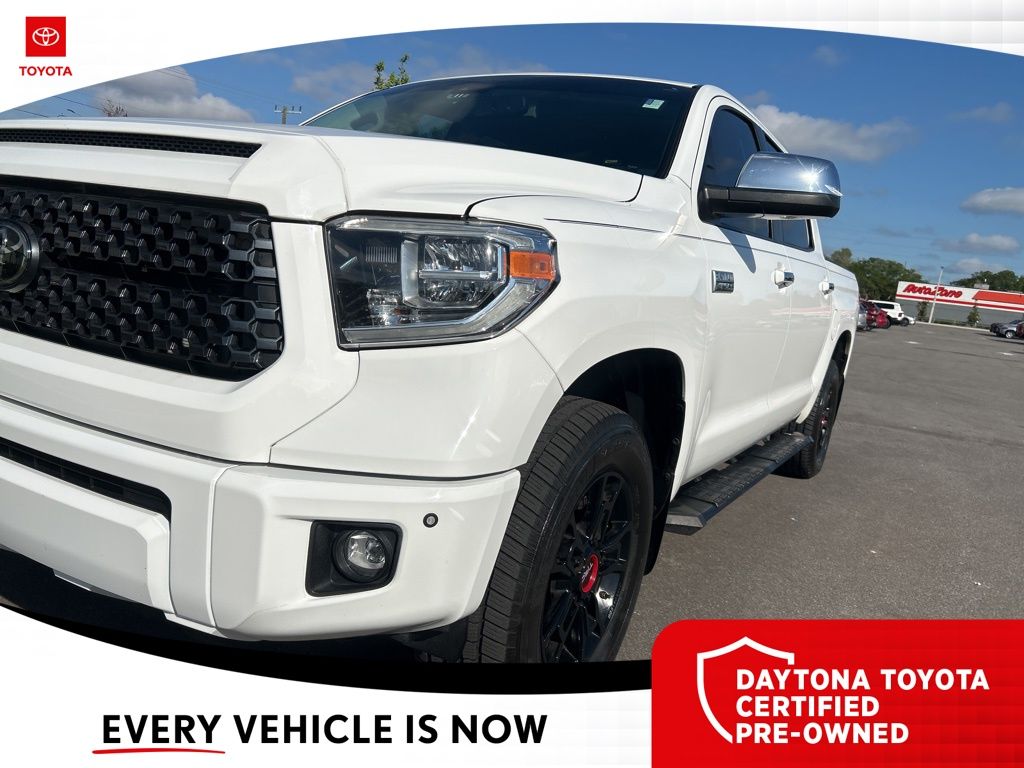 Used 2020 Toyota Tundra Platinum with VIN 5TFAY5F13LX882884 for sale in Daytona Beach, FL
