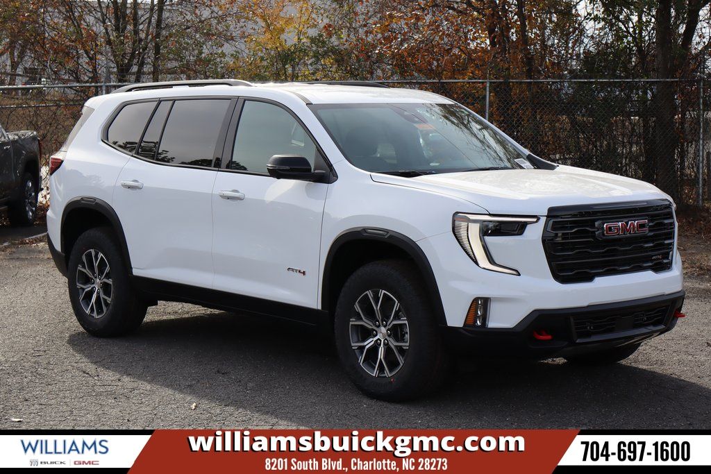 Summit White 2026 GMC Acadia SUV / Crossover Four-Wheel Drive 8-Speed Automatic
