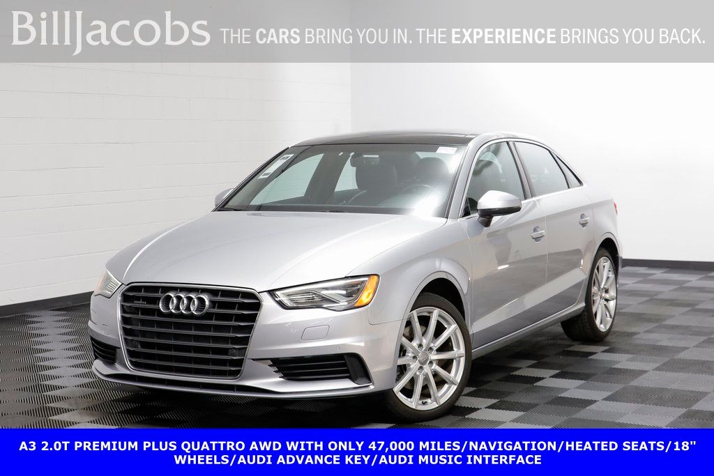 2016 Audi A3 2.0T quattro Premium Plus Sedan AWD