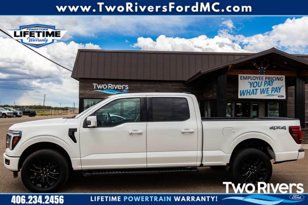 Star White Metallic Tri-Coat 2025 Ford F-150 Pickup Truck Four-Wheel Drive Automatic