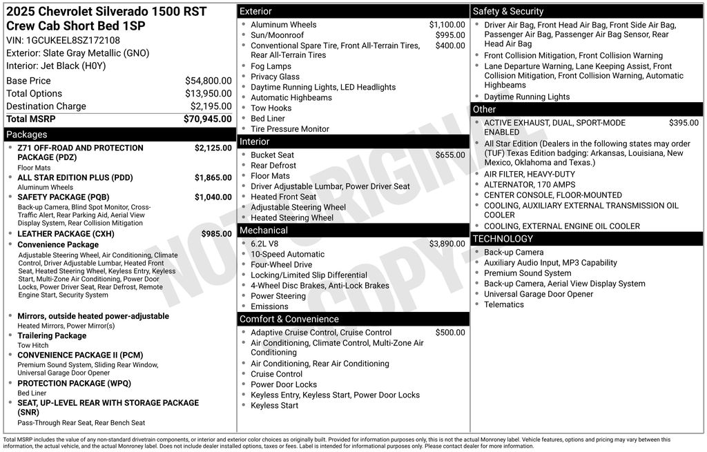 Certified Used 2025 Gray Chevrolet RST image 8