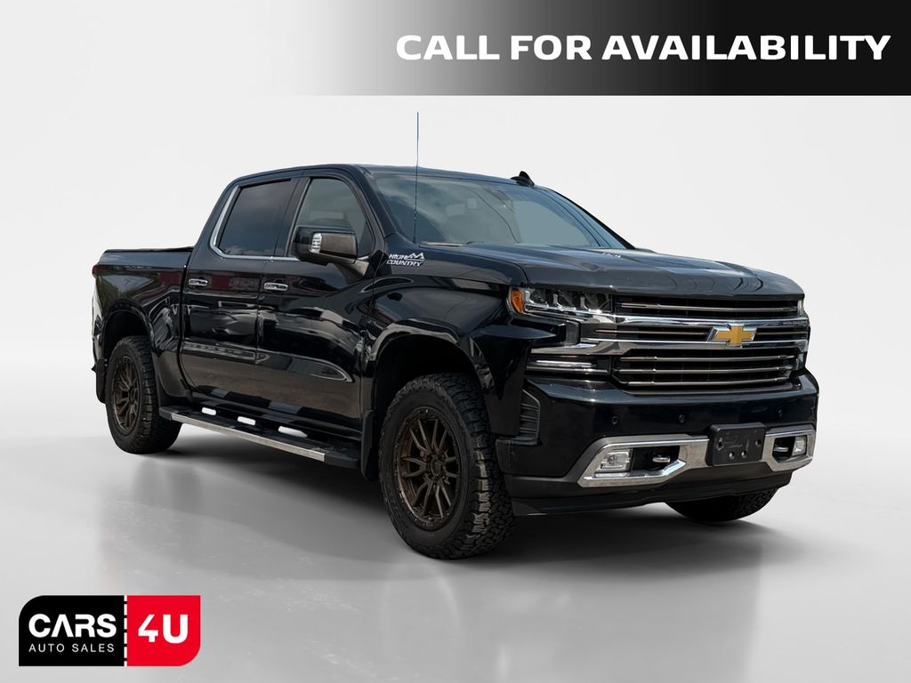 Black 2019 Chevrolet Silverado 1500 Pickup Truck Four-Wheel Drive Automatic