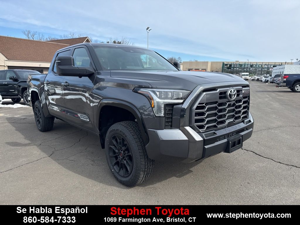 Magnetic Gray 2026 Toyota Tundra Platinum CrewMax Cab 4WD Pickup Truck Four-Wheel Drive Automatic