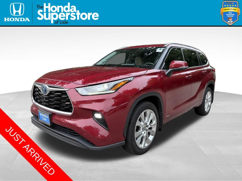 Pearl 2023 Toyota Highlander Hybrid SUV / Crossover All-Wheel Drive Continuously Variable Transmission