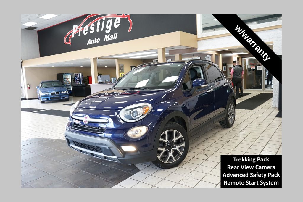 Blu Venezia (Blue Metallic) 2017 FIAT 500X Trekking SUV / Crossover Front-Wheel Drive 9-Speed Automatic
