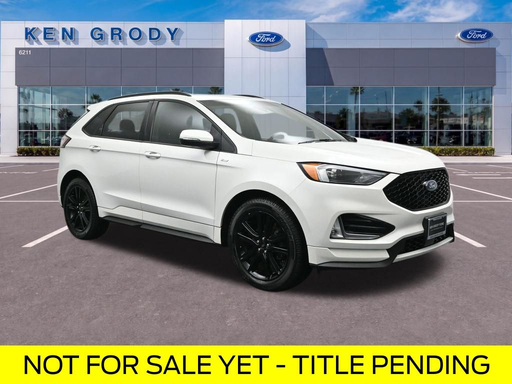 White Metallic 2020 Ford Edge SUV / Crossover Front-Wheel Drive 8-Speed Automatic