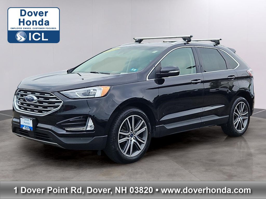 Black Metallic 2019 Ford Edge SUV / Crossover Front-Wheel Drive 8-Speed Automatic