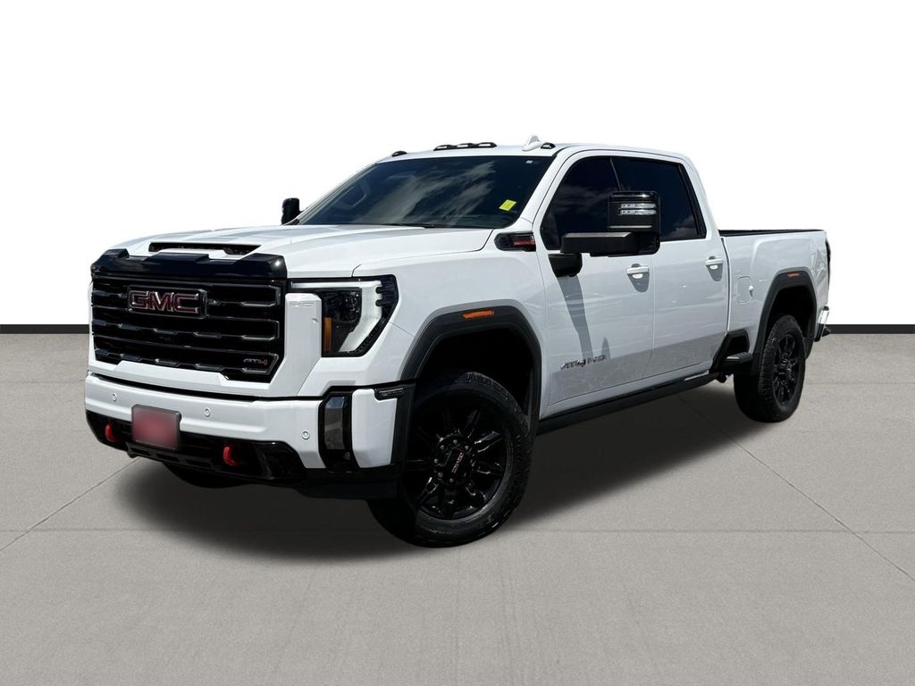 2024 GMC Sierra 2500HD AT4 White at Central Houston Nissan