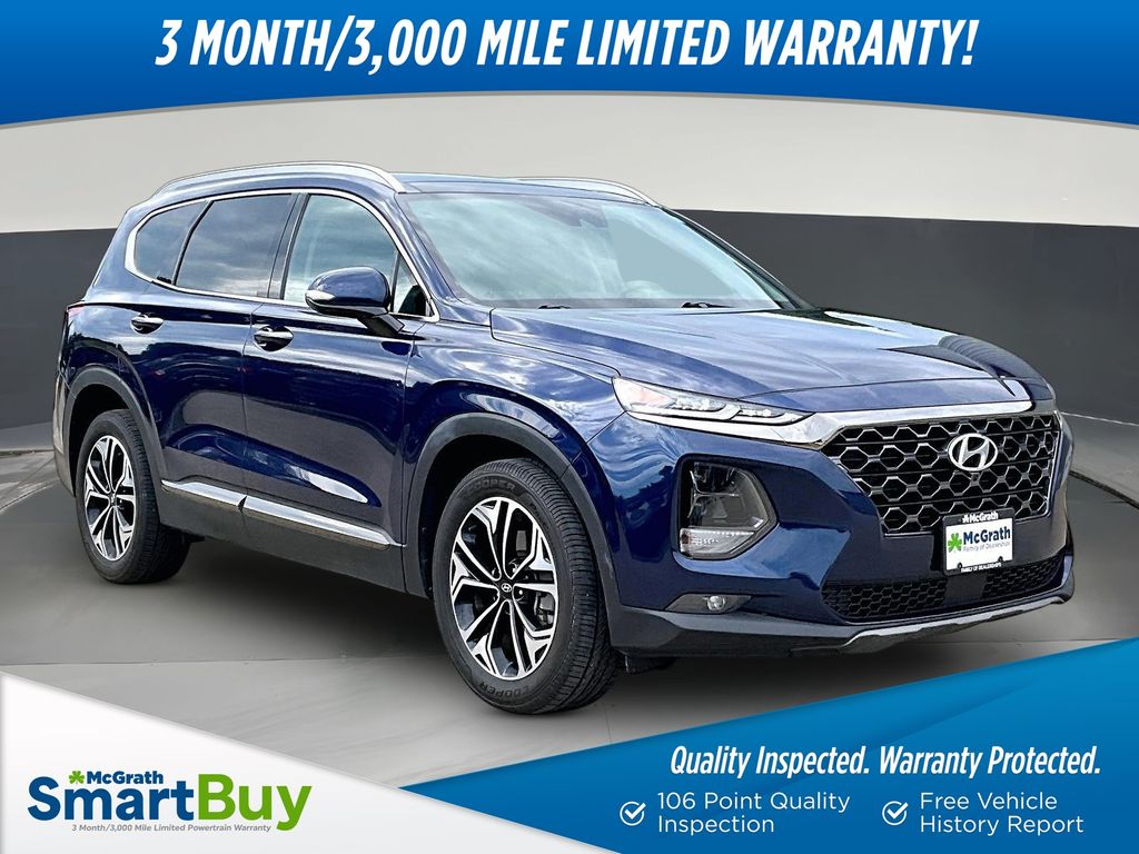 Stormy Blue 2020 Hyundai Santa Fe SUV / Crossover Front-Wheel Drive 8-Speed Automatic