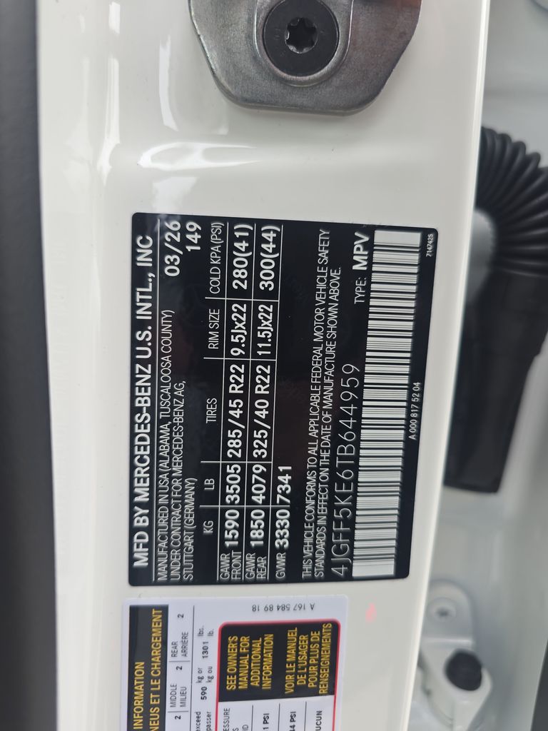 2026 Mercedes-Benz GLS GLS 450 White at John Sisson Motors