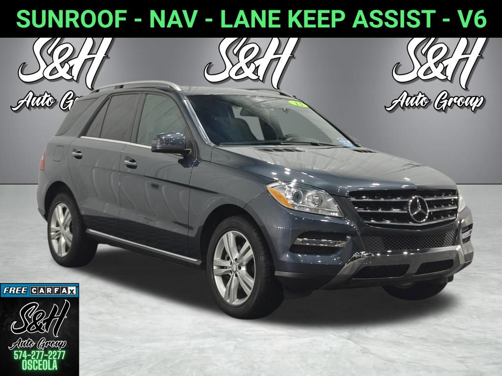 Steel Gray Metallic 2013 Mercedes-Benz M-Class SUV / Crossover Rear-Wheel Drive 7-Speed Automatic