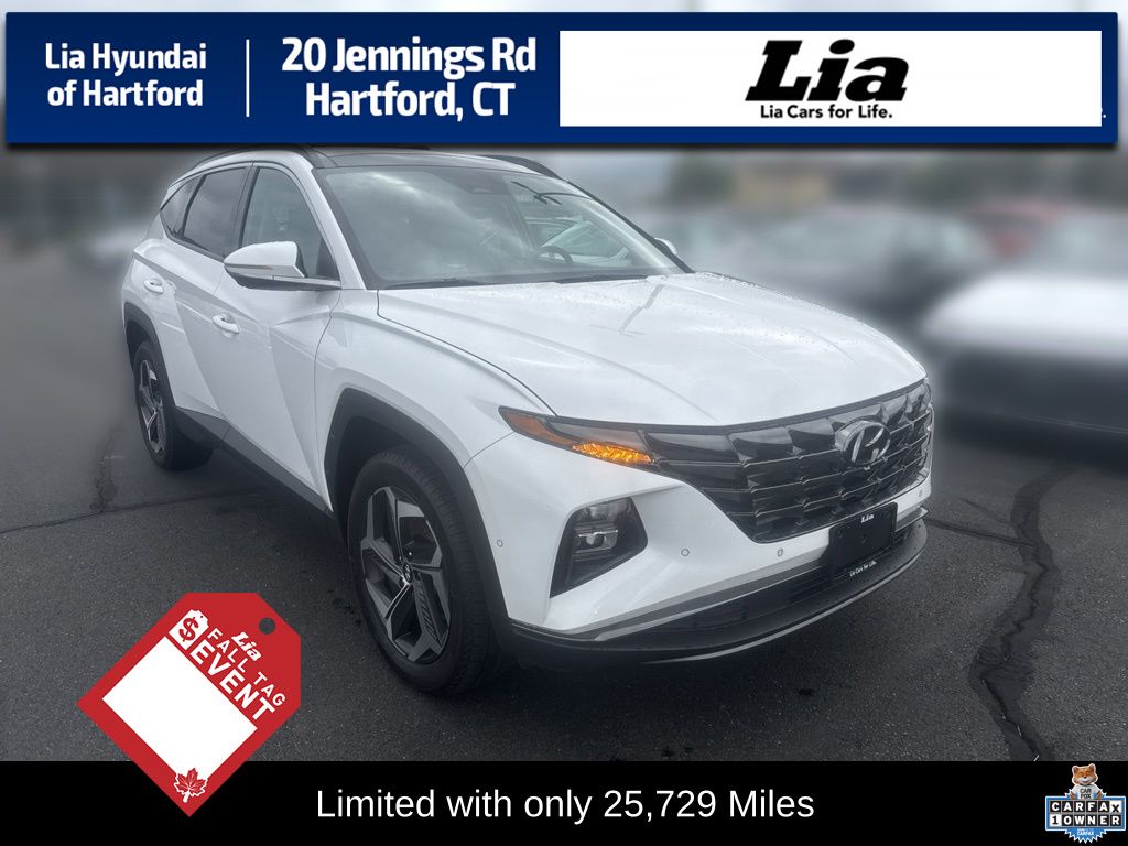 White Pearl 2024 Hyundai Tucson SUV / Crossover All-Wheel Drive 8-Speed Automatic