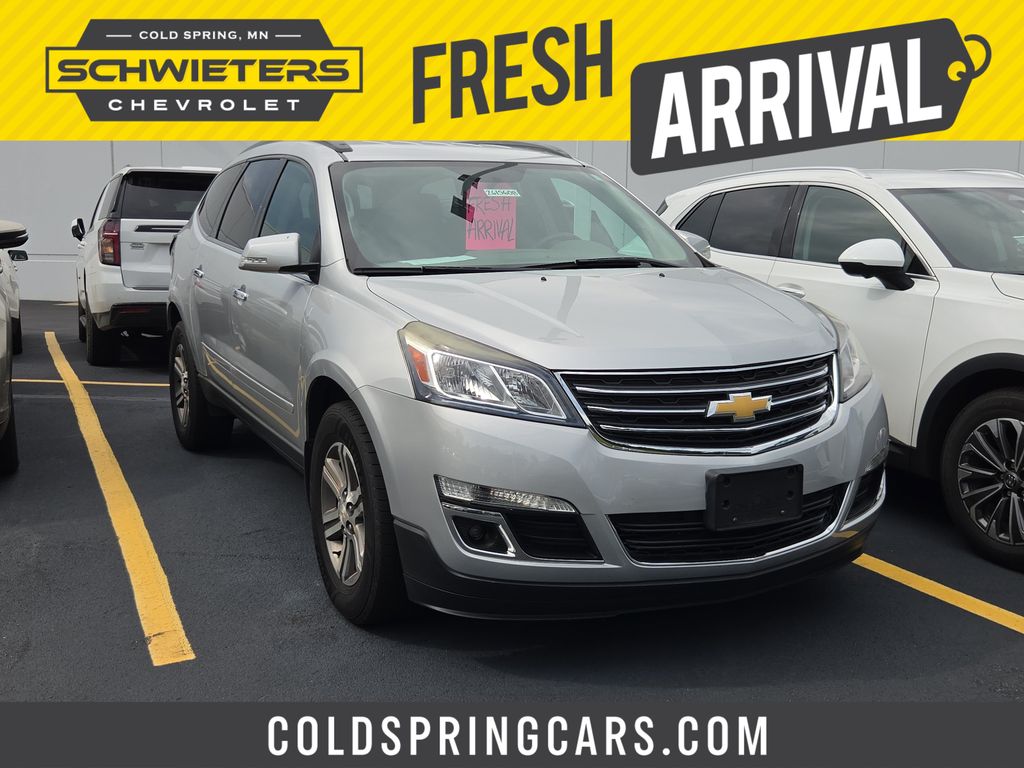 Silver Ice Metallic 2016 Chevrolet Traverse SUV / Crossover All-Wheel Drive 6-Speed Automatic