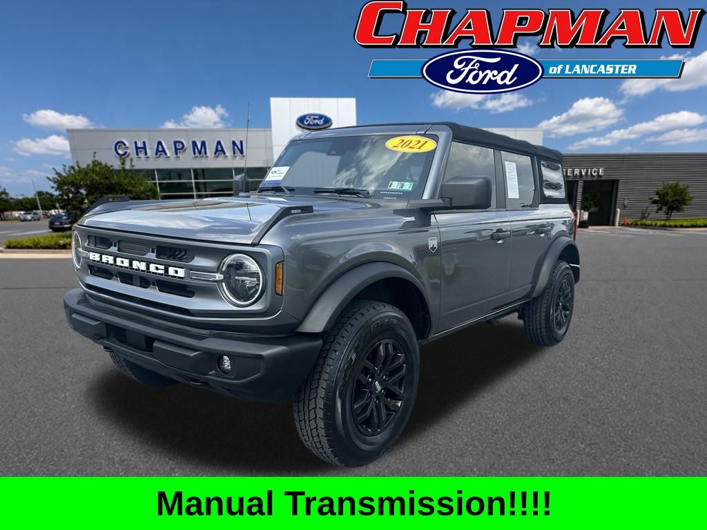 Gray Metallic 2021 Ford Bronco SUV / Crossover Four-Wheel Drive 7-Speed Manual
