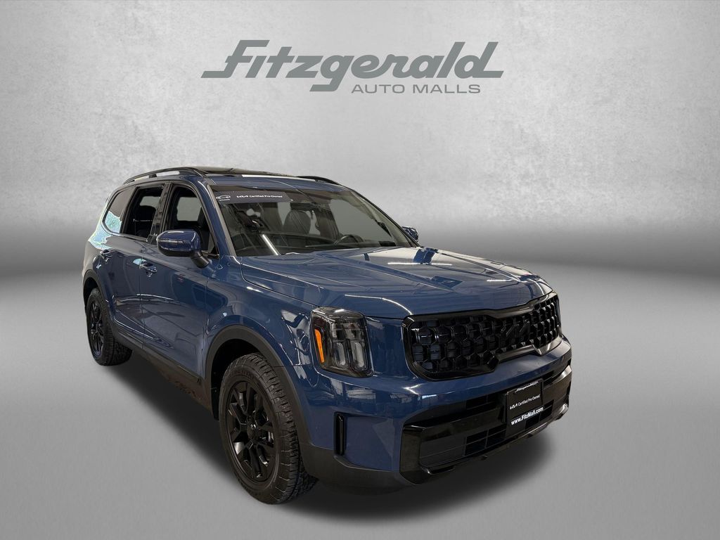 Midnight Lake Blue 2025 Kia Telluride EX X-Pro AWD SUV / Crossover All-Wheel Drive 8-Speed Automatic