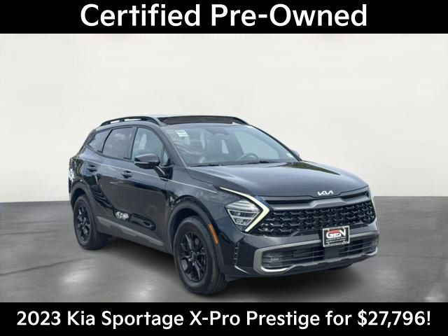 Ebony Black 2023 Kia Sportage SUV / Crossover All-Wheel Drive 8-Speed Automatic