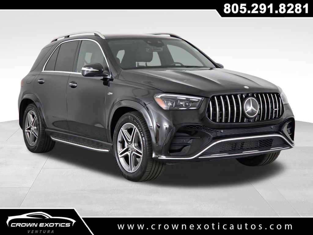 Obsidian Black Metallic 2025 Mercedes-Benz GLE SUV / Crossover All-Wheel Drive 9-Speed Automatic