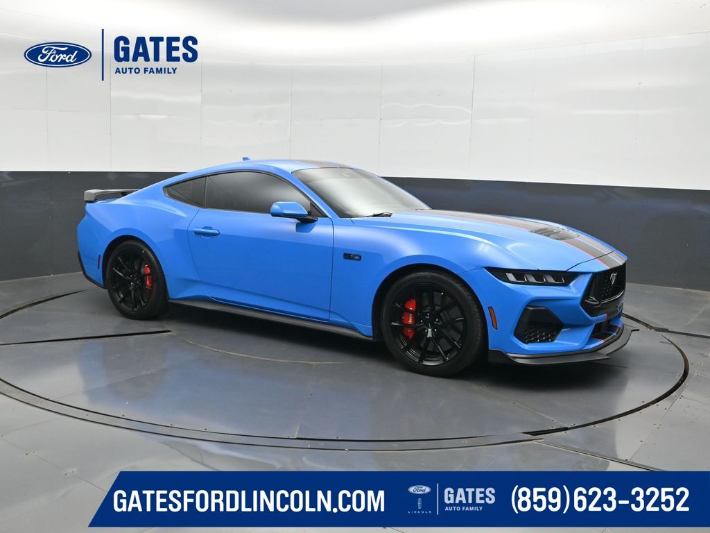Grabber Blue Metallic 2024 Ford Mustang Coupe Rear-Wheel Drive Automatic