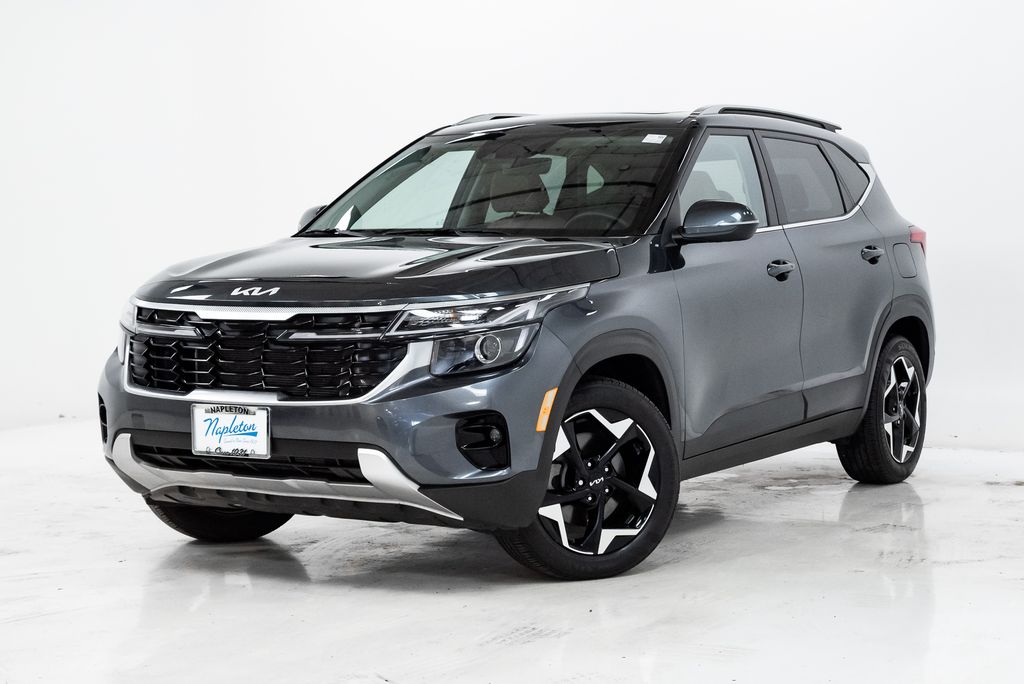 Gravity Gray 2024 Kia Seltos EX AWD SUV / Crossover All-Wheel Drive Continuously Variable Transmission