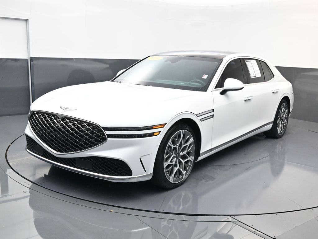 White 2024 Genesis G90 Sedan All-Wheel Drive 8-Speed Automatic