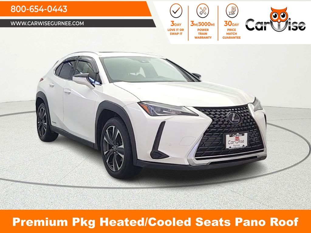 White Pearl 2020 Lexus UX Hybrid 250h AWD SUV / Crossover All-Wheel Drive Continuously Variable Transmission