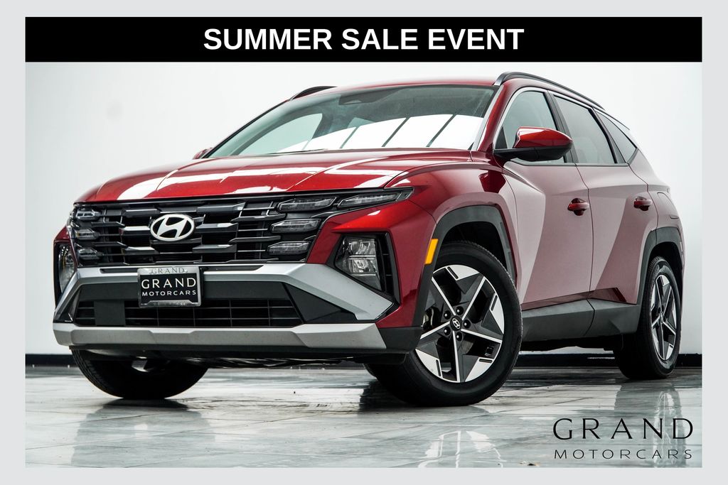 Ultimate Red 2025 Hyundai Tucson SUV / Crossover Front-Wheel Drive 8-Speed Automatic
