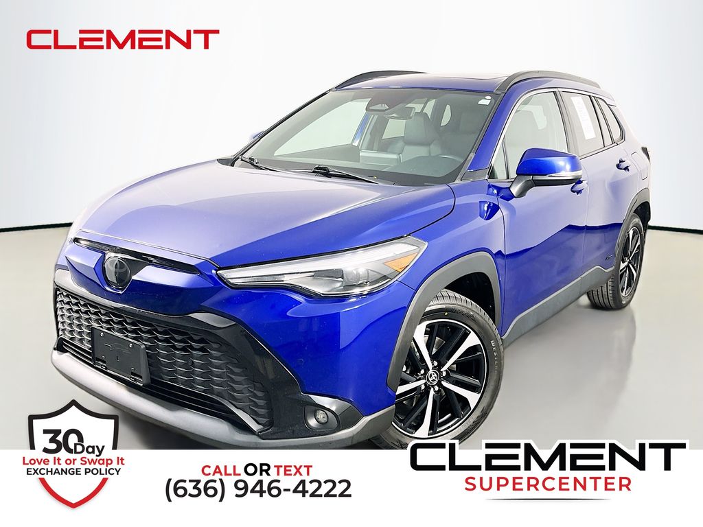 Blue 2024 Toyota Corolla Cross Hybrid SUV / Crossover All-Wheel Drive Continuously Variable Transmission