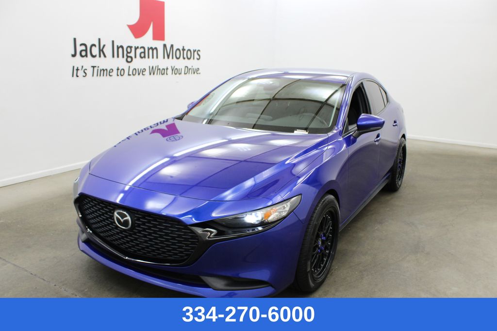 Crystal Blue 2020 Mazda MAZDA3 Sedan Front-Wheel Drive 6-Speed Automatic