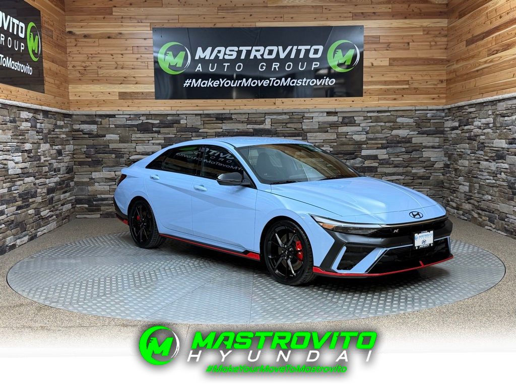 Performance Blue 2026 Hyundai Elantra N Sedan Front-Wheel Drive 8-Speed Automatic