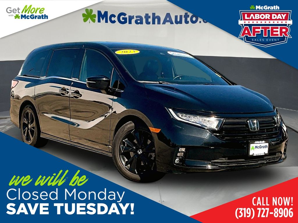 Black 2023 Honda Odyssey Minivan Front-Wheel Drive Automatic