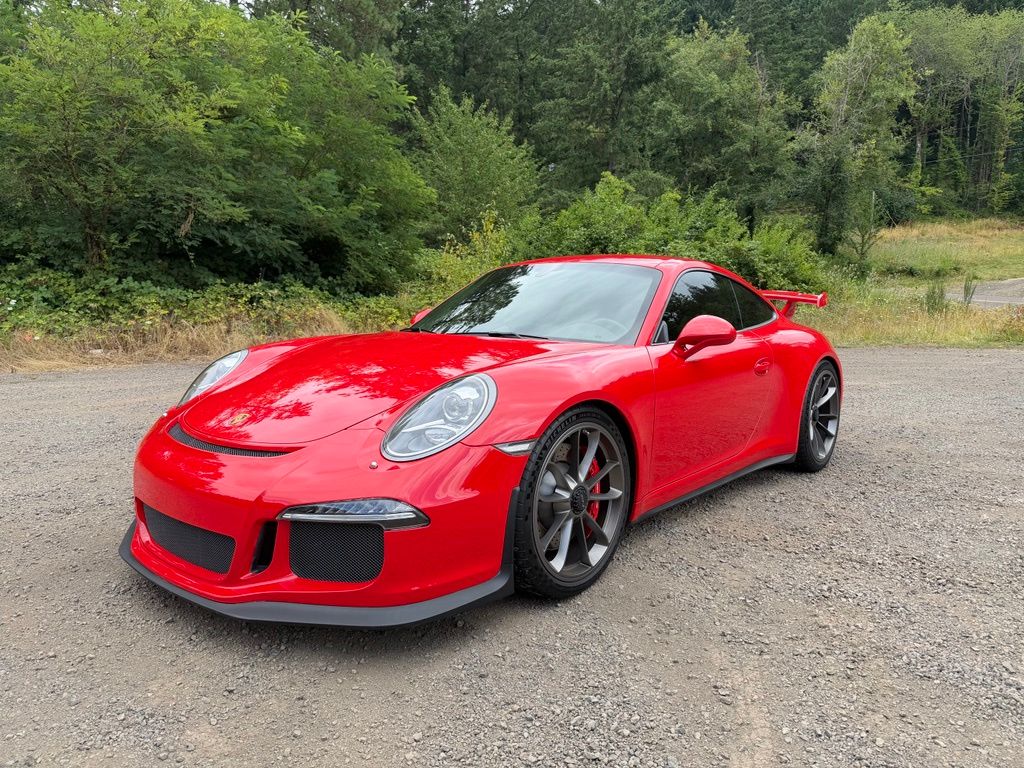 Guards Red 2015 Porsche 911 Coupe Rear-Wheel Drive 7-Speed Automatic