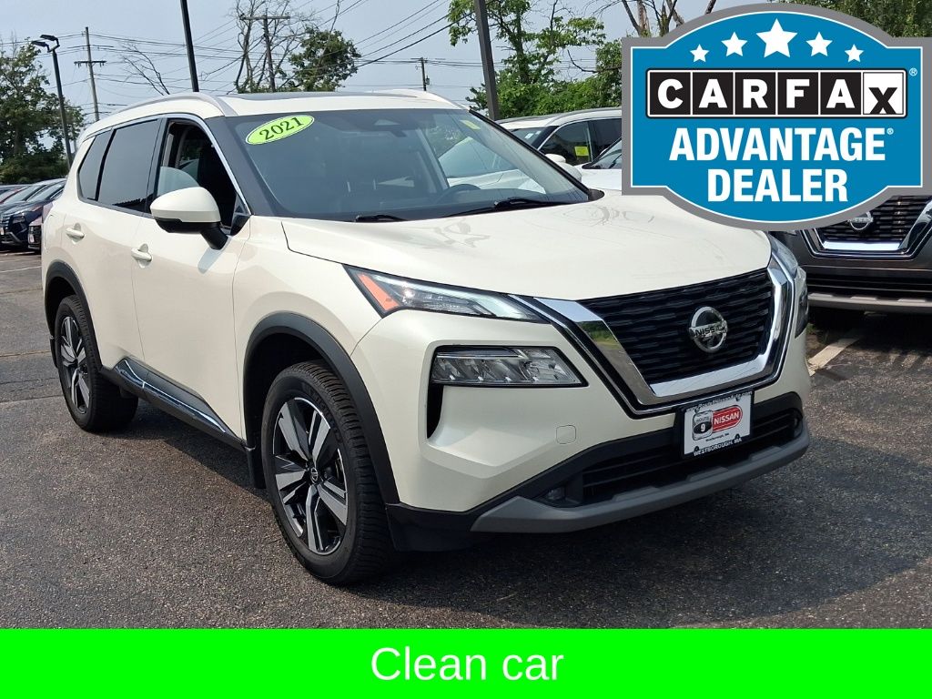 Boulder Gray 2021 Nissan Rogue SUV / Crossover All-Wheel Drive Continuously Variable Transmission